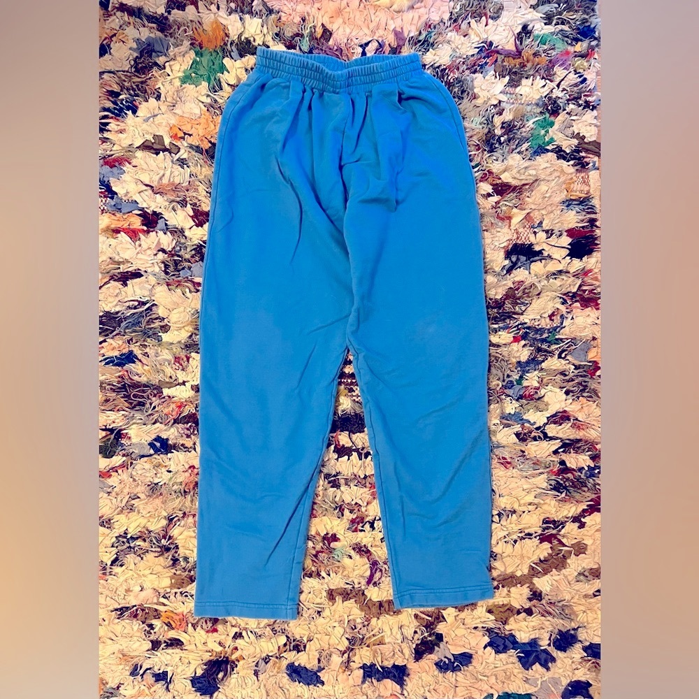 Ilana Kohn Royal Blue Terry Sweatpants XS